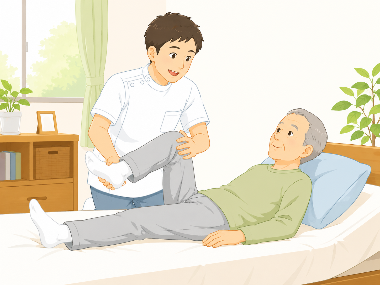 訪問リハビリのイラスト