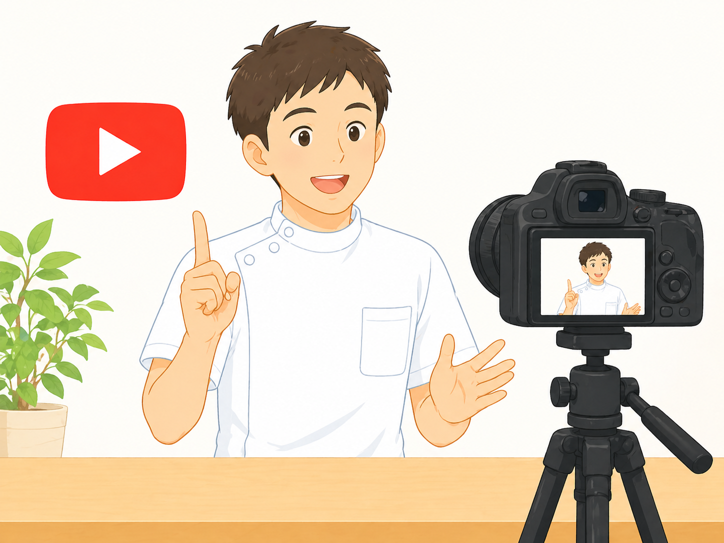 YouTubeのイラスト